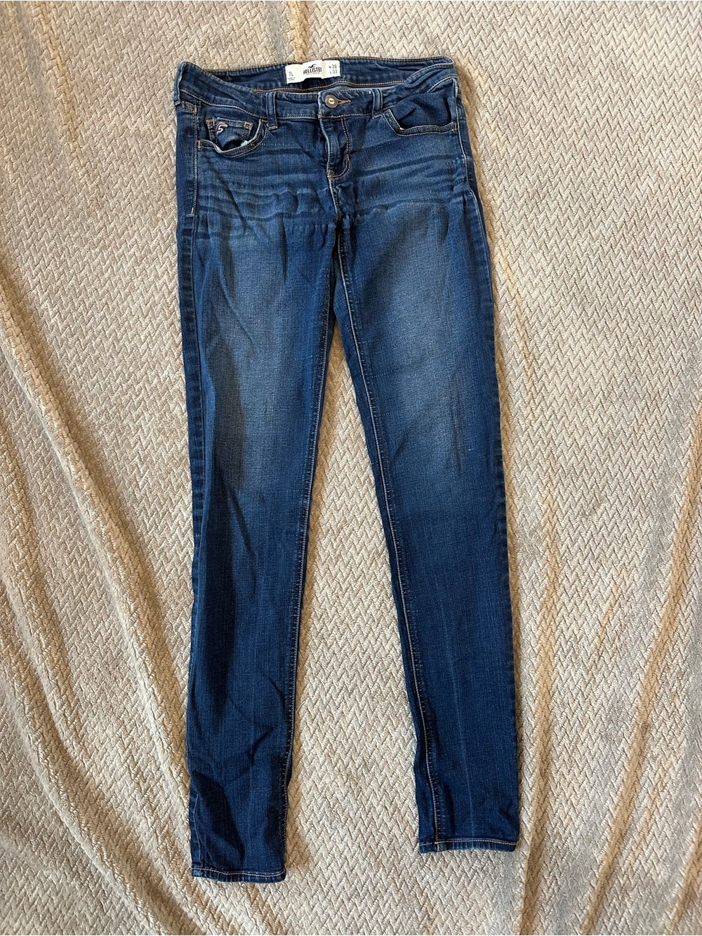 Hollister 7L W28 L33 Dark Wash Skinny Jeans